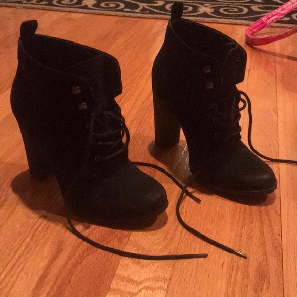 Aldo Shoes - ALDO genuine leather heeled boots